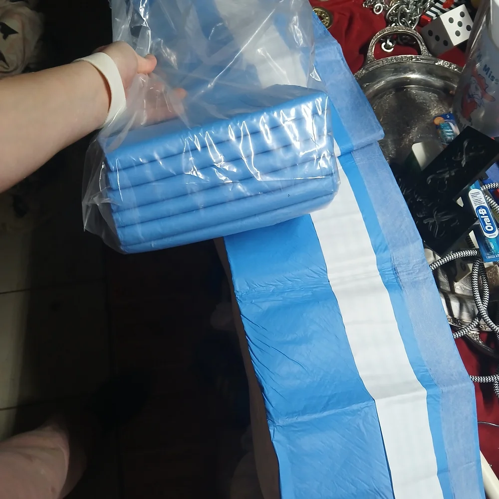 Disposable Blue Underpads- Baby Changing- Dog Training- Incontinence Etc X7